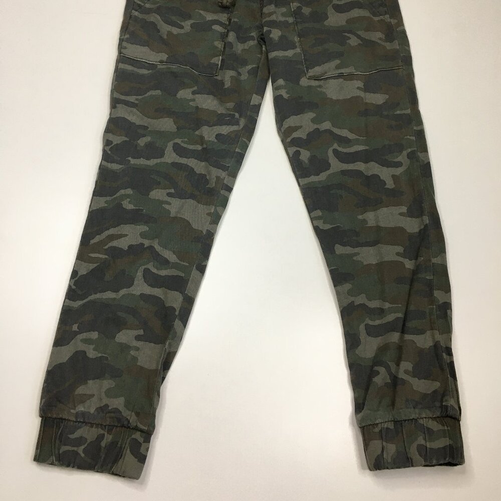 BELLA DAHL Anthropologie Green Mix Multi-Color Camo Print Jogger Pant - Picture 10 of 10